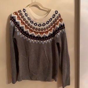 J. Crew large xl sweater, very warm and stylish.